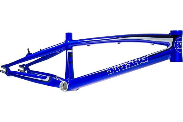 Stay Strong For Life BMX Race Frame-Translucent Blue - 1
