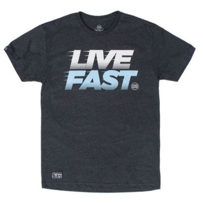 Stay Strong Live Fast T-Shirt-Charcoal