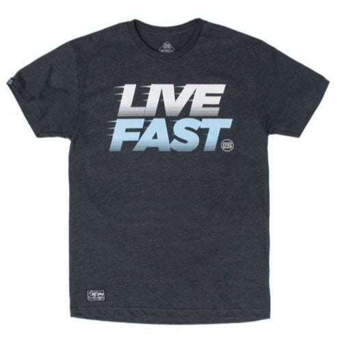 Stay Strong Live Fast T-Shirt-Charcoal - 1