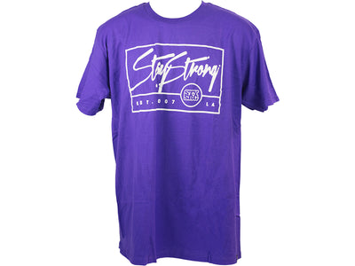 Stay Strong Est T-Shirt-Purple