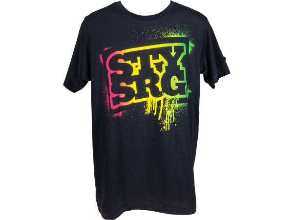 Stay Strong Stencil T-Shirt-Rasta - 1