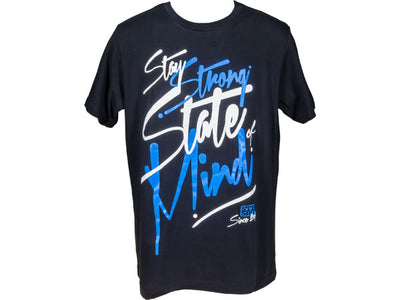 Stay Strong State of Mind T-Shirt-Black/Blue