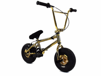 Fat Boy Thunder Bolt Stunt Mini Bike - Gold/Black