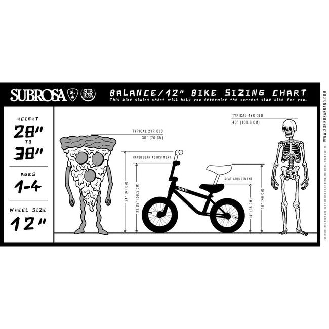 Subrosa Altus Balance Bike-Matte Black - 7
