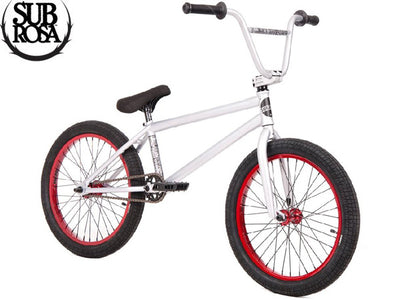 Subrosa Arum BMX Bike-Matte Silver/Red