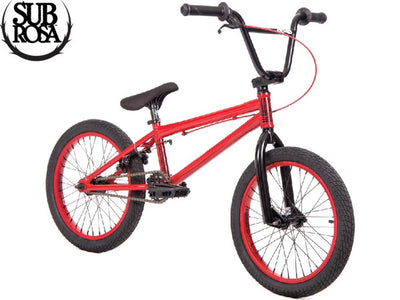 Subrosa Tiro BMX Bike-18"-Gloss Red/Black