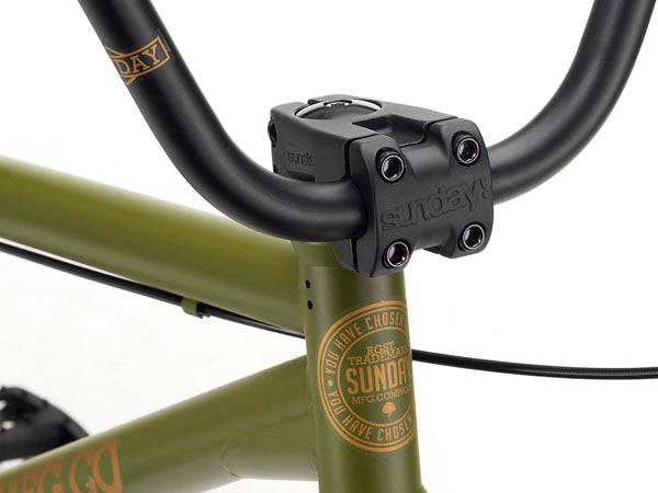 Sunday AM BMX Bike-20.5&quot;TT-Semi-Matte Army Green - 3