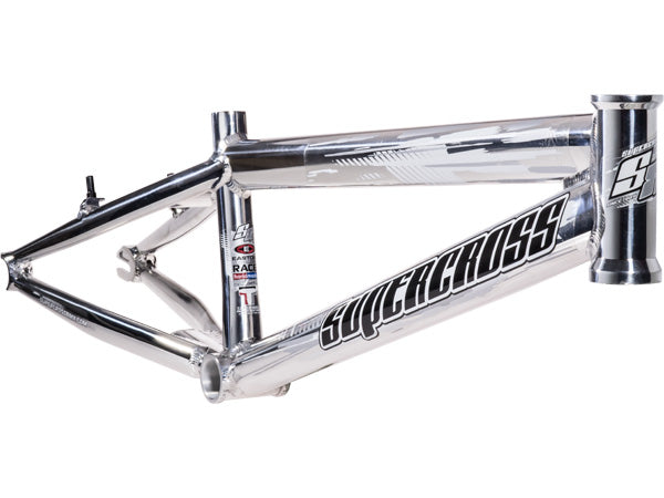 Supercross Envy V2 Aluminum BMX Race Frame-Mirror Polished - 1