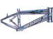 Supercross Envy V2 Aluminum BMX Race Frame-Silver Gray Blue - 1