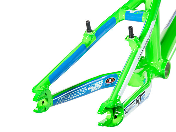 Supercross Envy V5 BMX Race Frame-Lime Green - 3