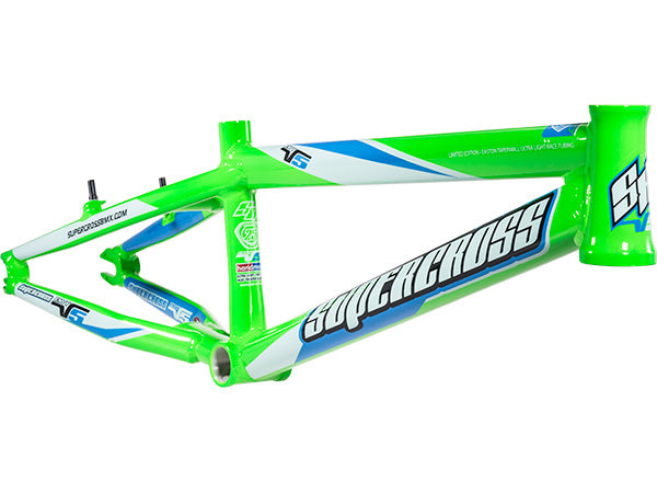 Supercross Envy V5 BMX Race Frame-Lime Green - 1