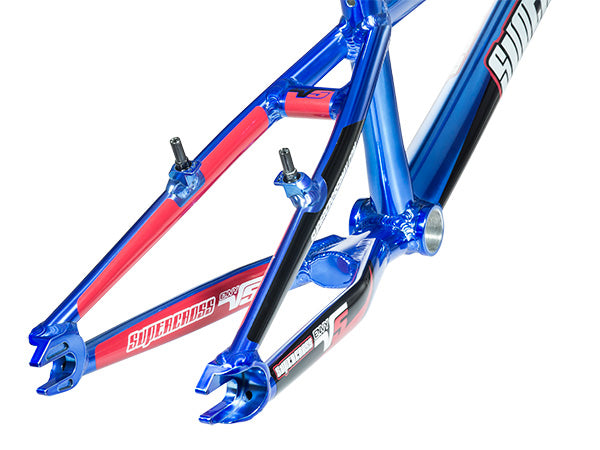 Supercross Envy V5 Race Frame Translucent Blue J R Bicycles Inc