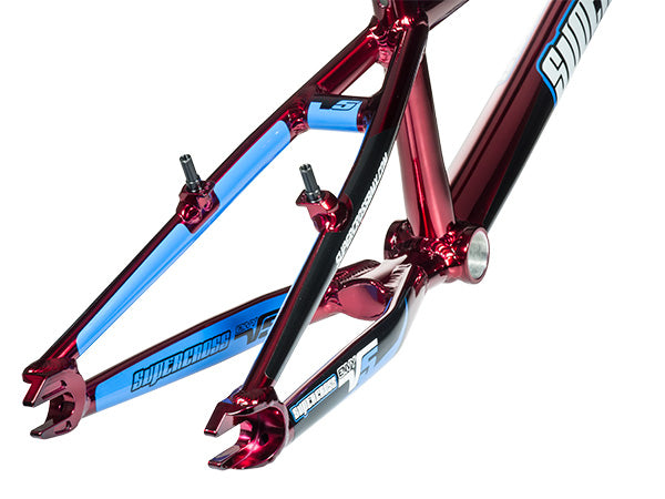 Supercross Envy V5 Race Frame Translucent Red J R Bicycles Inc