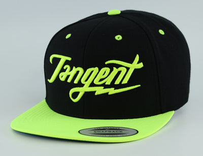 Tangent Bolt Snapback Hat-OSFA-Black/Yellow