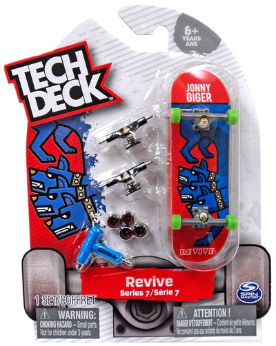 Tech Deck Mini Skateboard-Revive Series 7-Jonny Giger