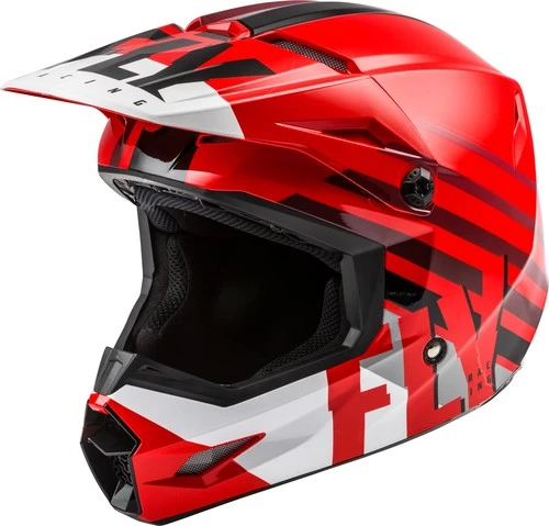 Fly Racing Kinetic Thrive BMX Race Helmet-Red/White/Black – J&R