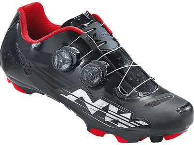 Northwave Blaze Plus Clipless Shoes-Black/White/Red