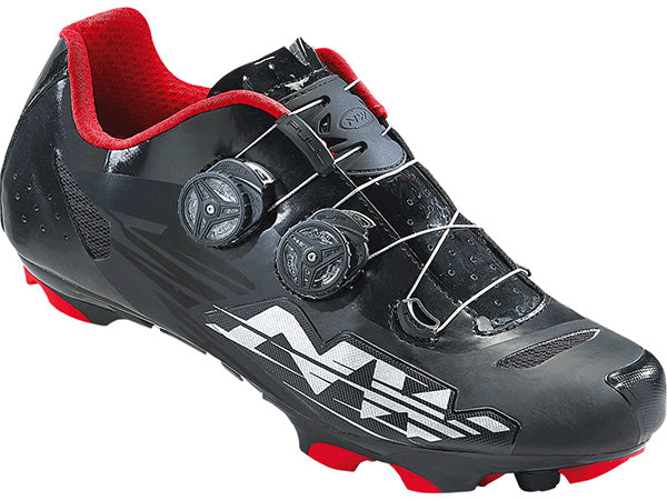 Northwave Blaze Plus Clipless Shoes-Black/White/Red - 1