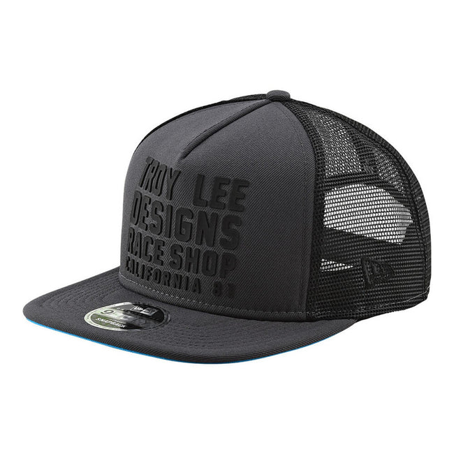 Troy Lee Designs RC Cali Snapback Hat-Graphite Blue - 1