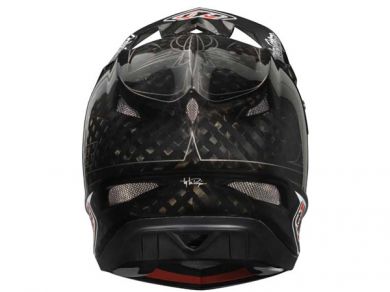 Troy Lee 2013 D3 Carbon Helmet-Pinstripe Black - 2
