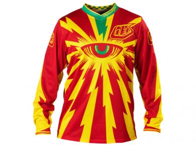 Troy Lee 2013 GP Air BMX Race Jersey-Cyclops Red/Yellow
