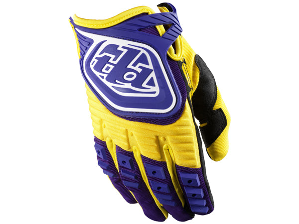 Troy Lee 2013 GP Gloves-Yellow/Purple - 1