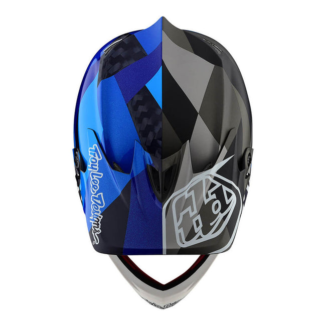 Troy Lee Designs D3 Carbon MIPS Jet Helmet-Blue - 3