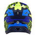 Troy Lee Designs D3 FIberlite Speedcode Helmet-Yellow/Blue - 3