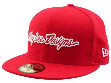 Troy Lee Classic Signature Hat-Red - 1