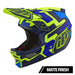 Troy Lee Designs D3 FIberlite Speedcode Helmet-Yellow/Blue - 1
