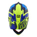 Troy Lee Designs D3 FIberlite Speedcode Helmet-Yellow/Blue - 4