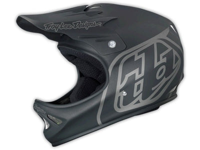 Troy Lee 2014 D2 Midnight II Composite Helmet-Matte Black