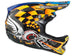 Troy Lee 2014 D3 Finish Line Carbon Helmet-Yellow - 4