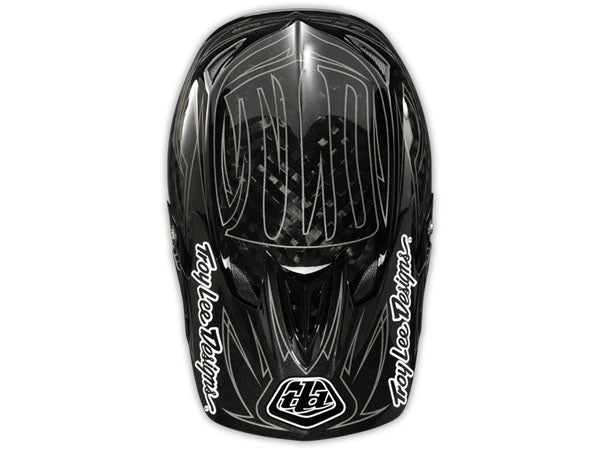 Troy Lee 2015 D3 Pinstripe II Carbon Helmet-Black - 6