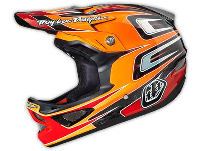 Troy Lee 2014 D3 Speed Carbon Helmet-Orange
