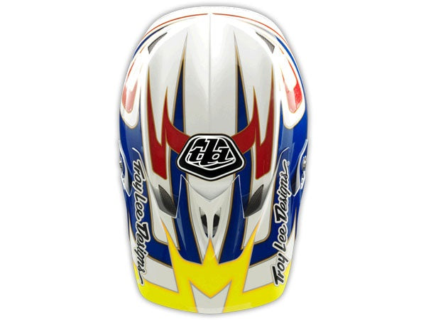 Troy Lee 2014 D3 Speed Composite Helmet-Blue/White - 6