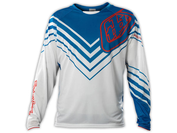 Troy Lee 2014 Sprint BMX Race Jersey-Camber Red/White/Blue - 3