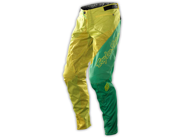 Troy Lee 2014 Sprint Race Pants-Turismo Green/Yellow - 1