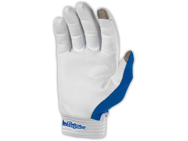 Troy Lee Sprint BMX Race Gloves-Blue/White - 2