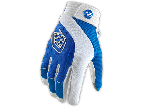 Troy Lee Sprint BMX Race Gloves-Blue/White - 1