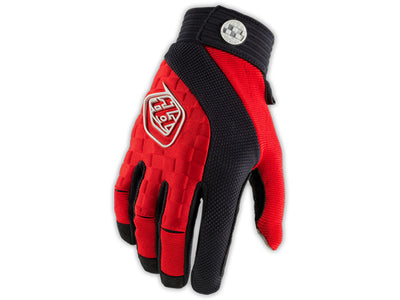 Troy Lee Sprint BMX Race Gloves-Red/Black