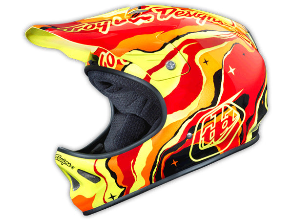 Troy Lee 2015 D2 Helmet-Galaxy Red - 1
