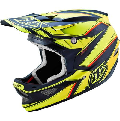 Troy Lee D3 Carbon Helmet-Reflex Yellow
