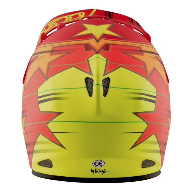 Troy Lee D2 Composite Helmet-Fusion Red - 4