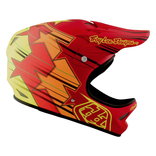 Troy Lee D2 Composite Helmet-Fusion Red - 5