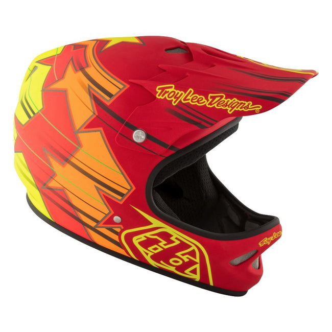 Troy Lee D2 Composite Helmet-Fusion Red - 7