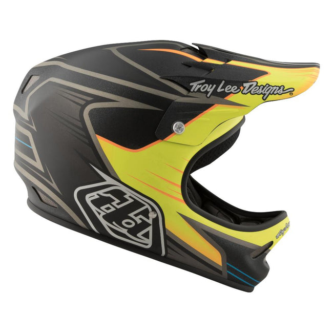 Troy Lee D2 Composite Helmet-Pulse Black - 7