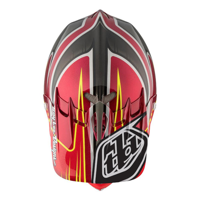 Troy Lee D2 Composite Helmet-Pulse Red - 4