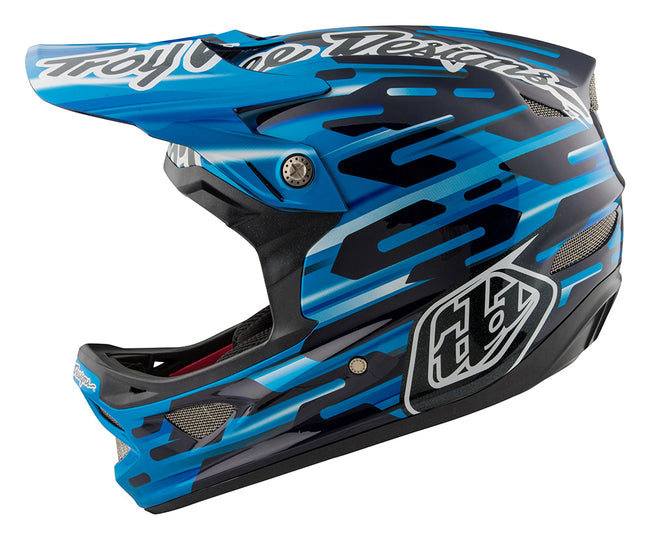 Troy Lee D3 Carbon MIPS Helmet-Code Blue - 8