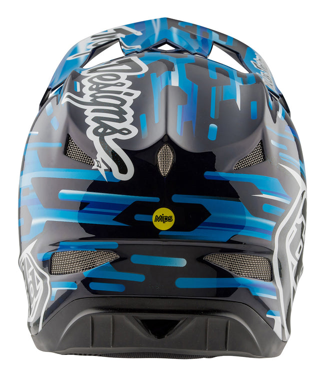 Troy Lee D3 Carbon MIPS Helmet-Code Blue - 3